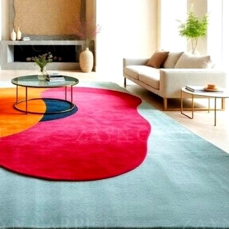 Handcrafted Abstract Dual Tone Contemporary Area Rug